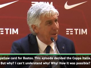 Atalanta coach furious after VAR fails to give handball