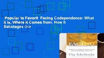 Popular to Favorit  Facing Codependence: What It Is, Where It Comes from, How It Sabotages Our