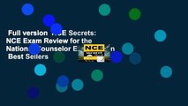 Full version  NCE Secrets: NCE Exam Review for the National Counselor Examination  Best Sellers