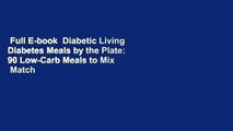 Full E-book  Diabetic Living Diabetes Meals by the Plate: 90 Low-Carb Meals to Mix  Match