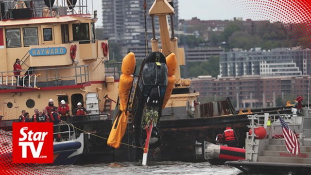 Two injured in NYC helicopter crash