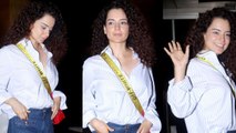 Kangana Ranaut spotted at Mumbai airport leaves for Cannes 2019; Watch Video | Boldsky