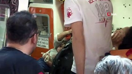 Adana'da zemin katta bulunan daire alev alev böyle yandı