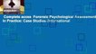 Complete acces  Forensic Psychological Assessment in Practice: Case Studies (International