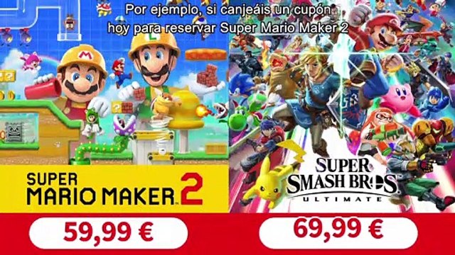 Llegan los cupones para juegos de Nintendo Switch