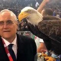 Coppa Italia, Lotito festeggia la vittoria con Olympia