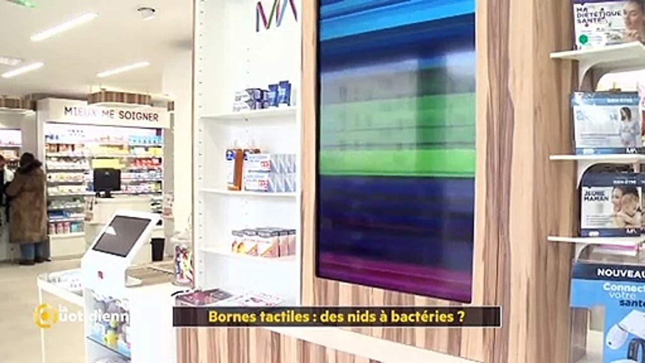 Bornes tactiles dans les gares, banques, restaurants, parkings : Où contiennent-elles le plus de bactéries ? Ca ne va pas vous rassurer... Regardez