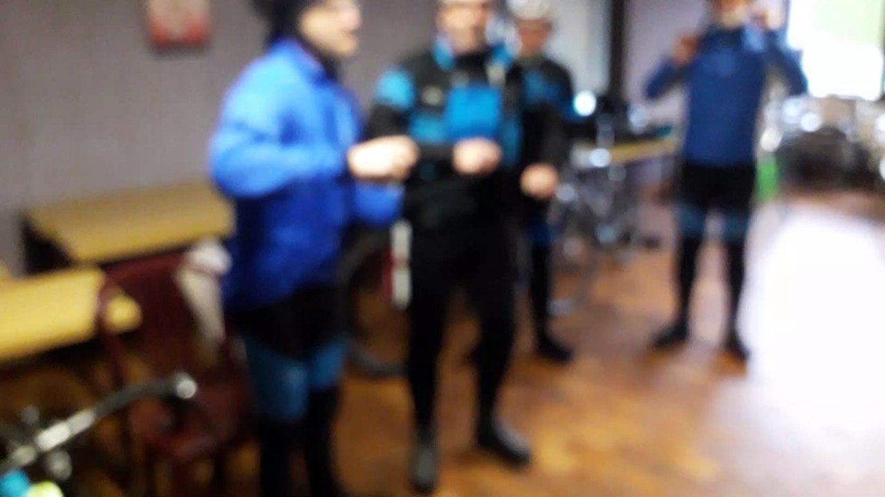 Echauffement avt une sortie à Villers le Lac