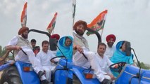 Rahul Gandhi ने Ludhiana में चलाया Tractor, Amarinder Singh ने की सवारी, देखें Video |वनइंडिया हिंदी