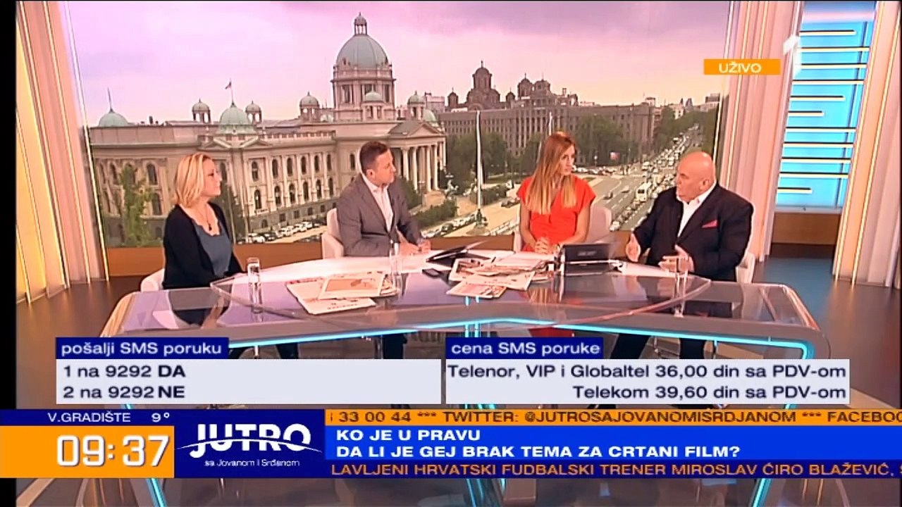 PSIHOTERAPEUTKINJA LIDIJA I DRAGAN MARKOVIĆ PALMA SE SUKOBILI OKO GEJEVA: Voditelji su se samo kikotali dok je političar iznosio svoje stavove od Evroviziji i mogućem rođaku "POZADINCU"