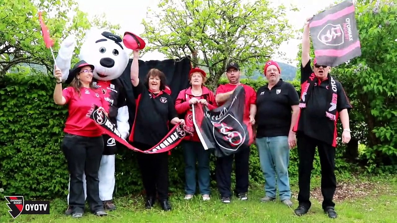 Vidéo d'encouragements des supporters avant la demi-finale de ProD2 Oyonnax / Bayonne