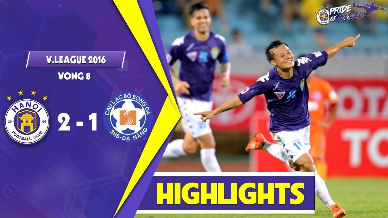Highlights | Hà Nội 2 - 1 SHB Đà Nẵng | V.League 2016 | Kịch tính cho đến những giây phút cuối cùng