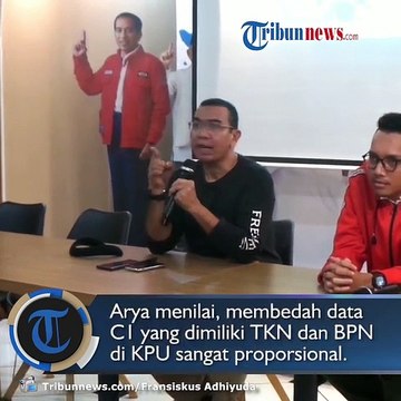 TKN Jokowi Tantang BPN Prabowo Adu Data C1 di KPU