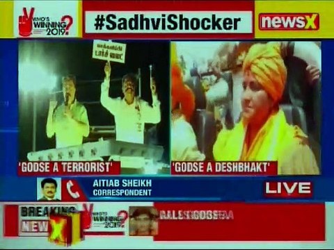 BJP Bhopal candidate Sadhvi Pragya calls Nathuram Godse a true patriot