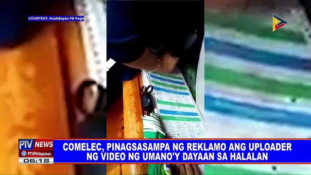 Comelec, pinagsasampa ng reklamo ang uploader ng video ng umano'y dayaan sa halalan