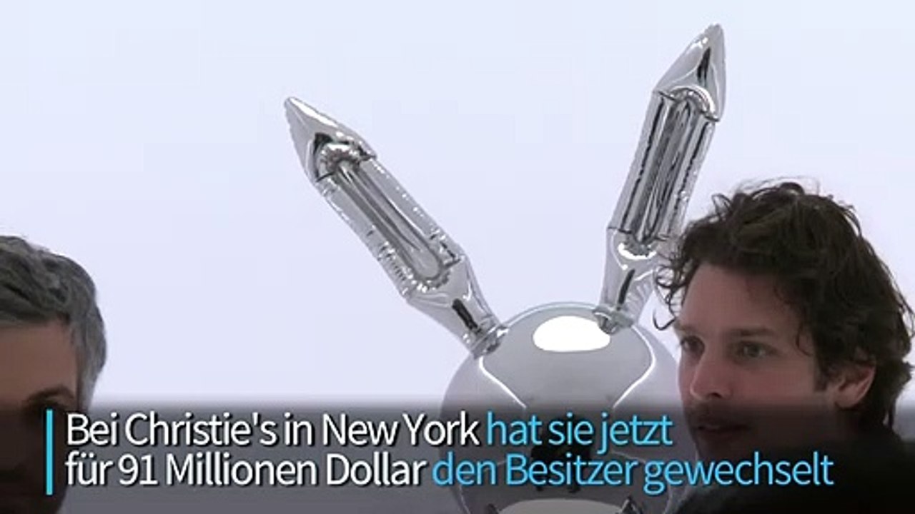 Rekordpreis für Koons' Kaninchen