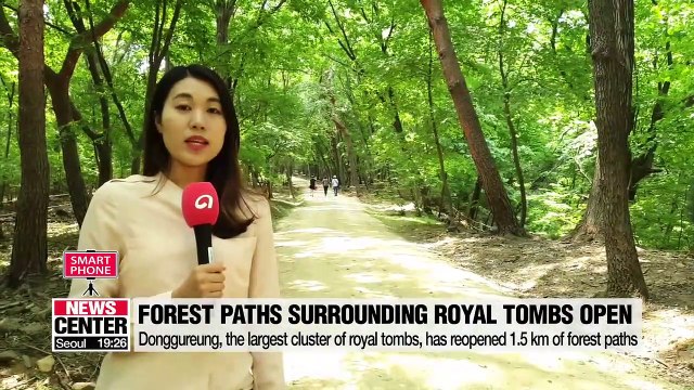 8 forest paths surrounding royal tombs open