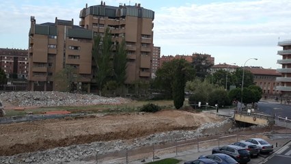 Prosiguen obras de derribo del túnel de Duques de Nájera