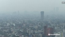 Air pollution alert issued as smog fills the skies over Mexico City
