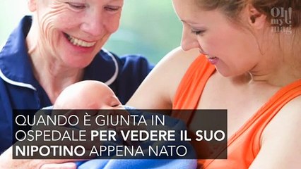 La nonna che vuole allattare il proprio nipote
