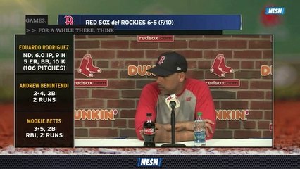 Red Sox Extra Innings: Alex Cora Credits J.D. Martinez For Showing Up On A Nightly Basis