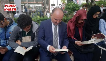 (16 Mayıs 2019) VALİ, GENÇLERLE KİTAP OKUDU