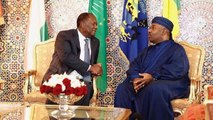 Le président Bongo reçoit son homologue ivoirien à Libreville