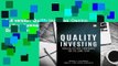 Full version  Quality Investing: Owning the Best Companies for the Long Term  Best Sellers Rank :