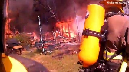 Fire Cam South Dakota Structure Fire