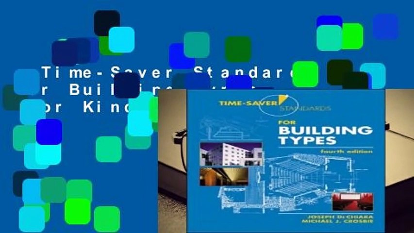Time-Saver Standards for Building Types  For Kindle