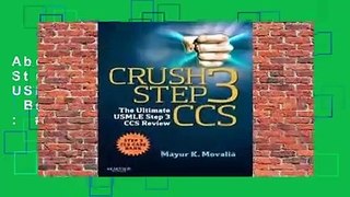 About For Books  Crush Step 3 CCS: The Ultimate USMLE Step 3 CCS Review  Best Sellers Rank : #5