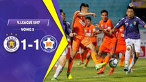 HIGHLIGHTS | Hà Nội 1-1 SHB Đà Nẵng | V.League 2017 | Trận cầu của Quang Hải và những siêu phẩm