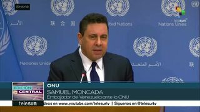 EEUU: Moncada reitera denuncia sobre asedio a la embajada de Vzla.