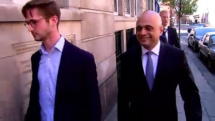 下载视频: Sajid Javid refuses to comment on Tory leadership bid