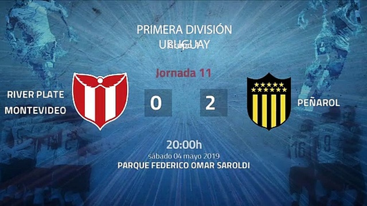 River Plate Montevideo-Peñarol Jornada 11 Apertura Uruguay 04-05-2019_20-00
