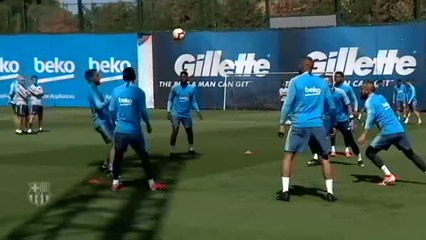 El Barça vuelve al trabajo