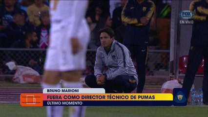 Agenda FS: Bruno Marioni quedó fuera de Pumas
