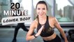 20-Minute HIIT Lower-Body Bodyweight Workout With Tabata Finisher