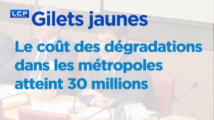 Gilets jaunes : le coût des dégradations dans les grandes villes estimé à 30 millions d'euros
