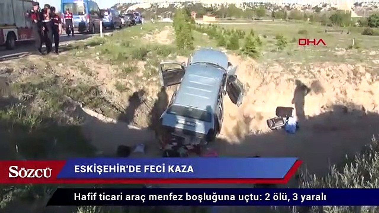 Eskişehir'de feci kaza