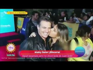 ¿Maky y Juan Soler se reconcilian? | Sale el Sol