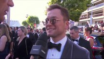 Taron Egerton au micro de Laurent Weil (VF) - Cannes 2019
