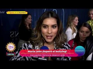 María León confiesa que fue víctima de bullying cuando era niña | Sale el Sol