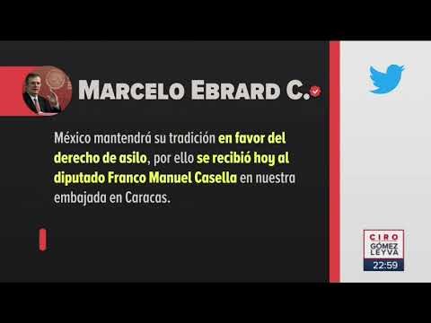 México da asilo a diputado opositor de Venezuela | Noticias con Ciro Gómez Leyva