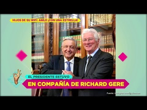 Richard Gere estuvo con el presidente Andrés Manuel López Obrador | De Primera Mano