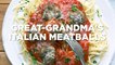 Great Grandma s Italian Meatballs