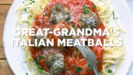 Great Grandma s Italian Meatballs