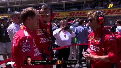 ماذا قال فيتيل لكاميرا pit stop من داخل حلبة برشلونة؟