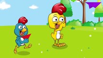 Gallina Pintadita jugar con juguete de avión de papel - Canciones infantiles