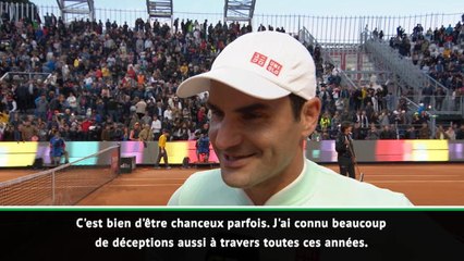 Rome - Federer : "J'ai été chanceux contre Coric"